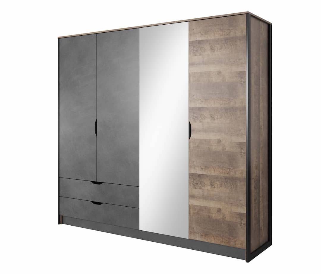 JuJu  Hinged Door Wardrobe 220cm