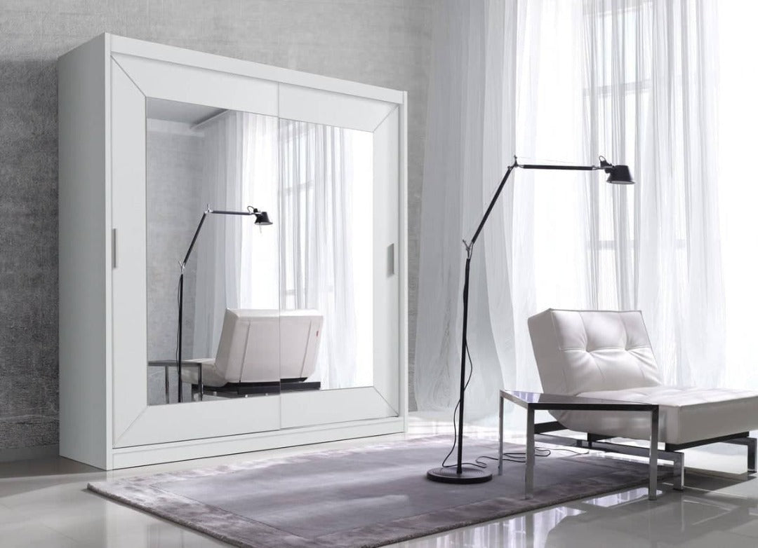 Akureyri Mirrored Sliding Door Wardrobe