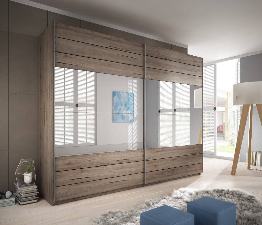 Galaxy Sliding Door Wardrobe [Mirror]