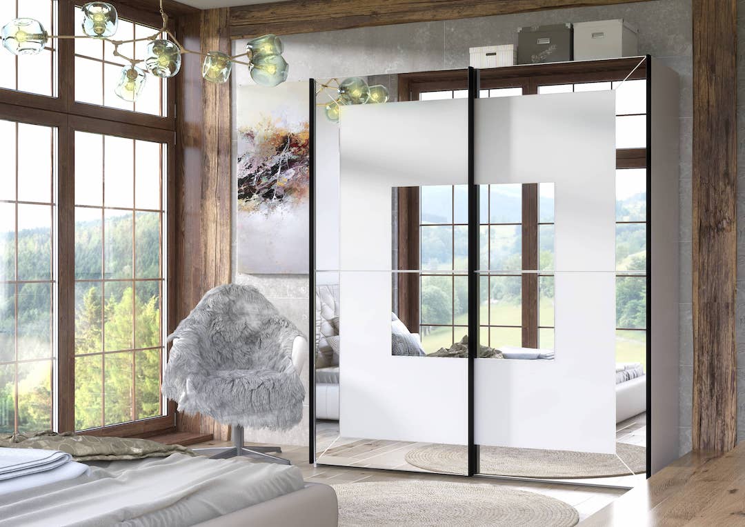 Oxygen Sliding Door Wardrobe 179cm